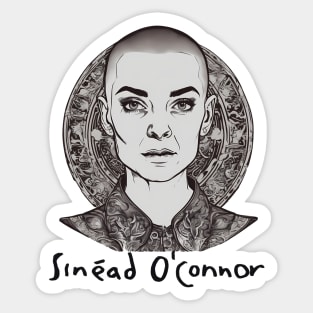 sinead o connor vector Sticker